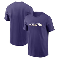 Baltimore Ravens Team Wordmark Essential T-Shirt | NFL Hot