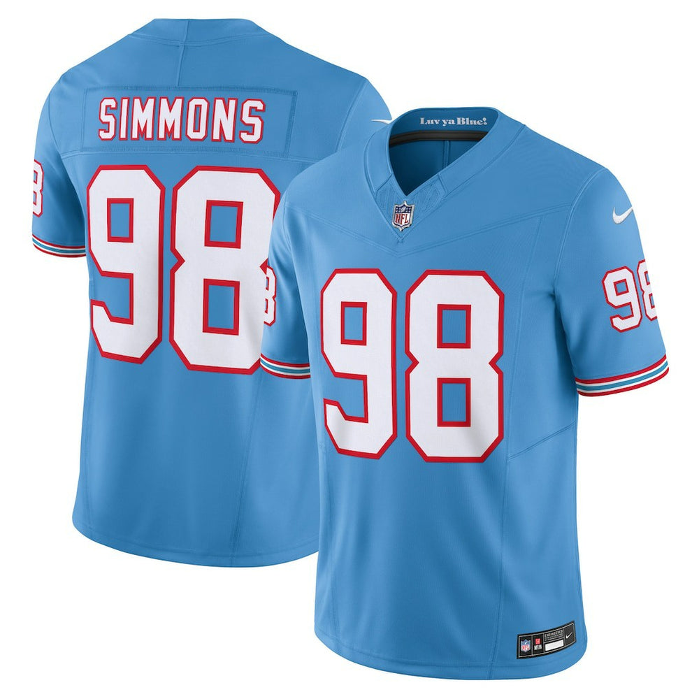 Tennessee Titans Jeffery Simmons Vapor F.U.S.E. Limited Jersey | NFL Near me