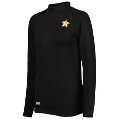 Houston Astros Levelwear Women's Verse Asymmetrical Raglan Tri-Blend Quarter-Zip Jacket - MLB Jackets