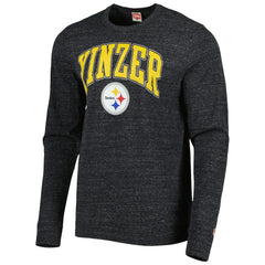 Pittsburgh Steelers Homage Hyper Local Tri-Blend Long Sleeve T-Shirt | NFL New