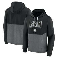 Black Brooklyn Nets Successful Tri-Blend Pullover Hoodie | NBA