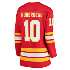 Jonathan Huberdeau Calgary Flames Fanatics Women's Home Breakaway Player Jersey - NHL Jerseys