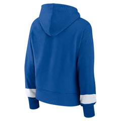 Los Angeles Dodgers Fanatics Women's Over Under Pullover Hoodie - MLB Hoodies