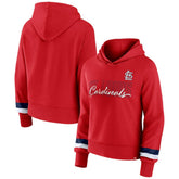 St. Louis Cardinals Fanatics Women's Over Under Pullover Hoodie - MLB Hoodies