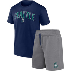 Seattle Mariners Fanatics Arch T-Shirt & Shorts Combo Set - MLB Shorts