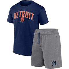 Detroit Tigers Fanatics Arch T-Shirt & Shorts Combo Set - MLB Shorts