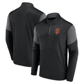 San Francisco Giants Fanatics Logo Quarter-Zip Top - MLB Tops