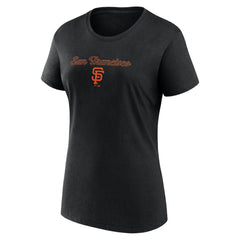 San Francisco Giants Fanatics Women's Script T-Shirt & Shorts Combo Set - MLB Shorts