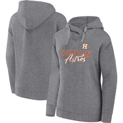 Houston Astros Fanatics Women's Script Favorite Lightweight Pullover Hoodie - MLB Hoodies
