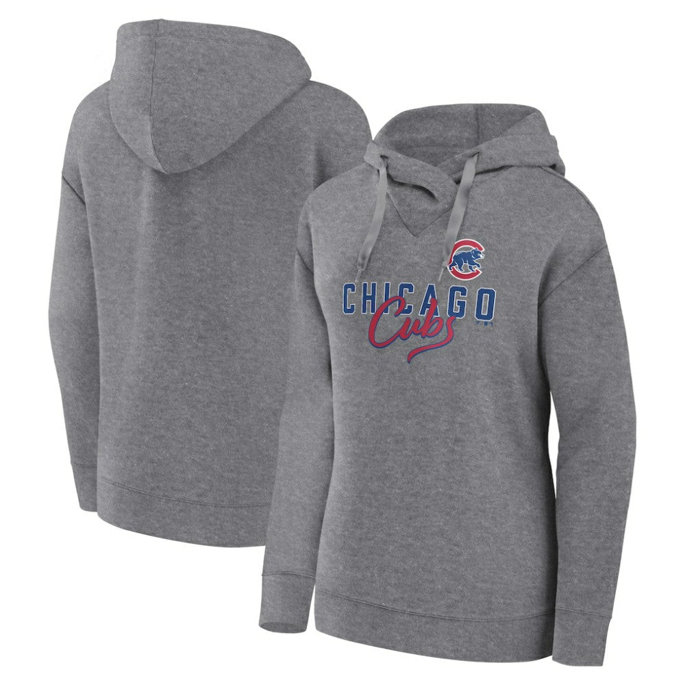 Chicago Cubs Fanatics Women's Script Favorite Lightweight Pullover Hoodie - MLB Hoodies