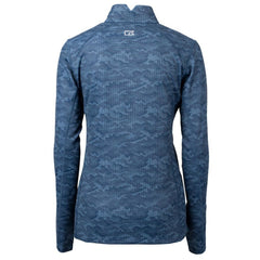 Philadelphia Phillies Cutter & Buck Women's Traverse Camo Print Stretch Quarter-Zip Pullover Top - MLB Pullover