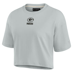 Green Bay Packers Women's Elements Super Soft Boxy Cropped T-Shirt | NFL Online