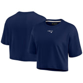New England Patriots Women's Elements Super Soft Boxy Cropped T-Shirt | NFL Online