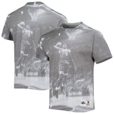Heather Gray Larry Johnson Charlotte Hornets Above The Rim T-Shirt | NBA