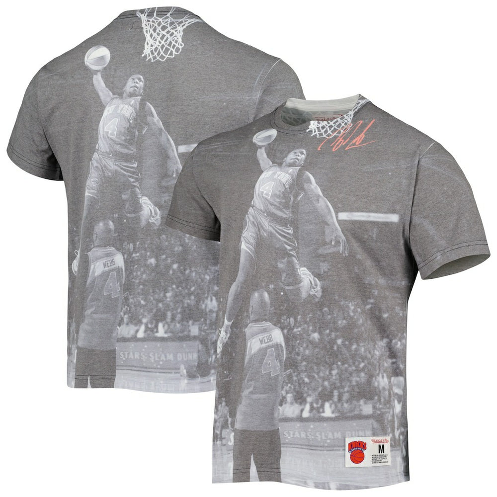 Gray Nate Robinson New York Knicks Above The Rim T-Shirt | NBA