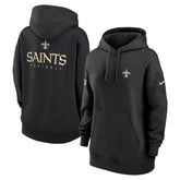 New Orleans Saints Women's 2023 Sideline Club Fleece Pullover Hoodie | NFL Online