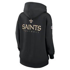 New Orleans Saints Women's 2023 Sideline Club Fleece Pullover Hoodie | NFL Online