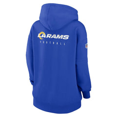 Los Angeles Rams Women's 2023 Sideline Club Fleece Pullover Hoodie | NFL US