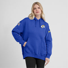 Los Angeles Rams Women's 2023 Sideline Club Fleece Pullover Hoodie | NFL US