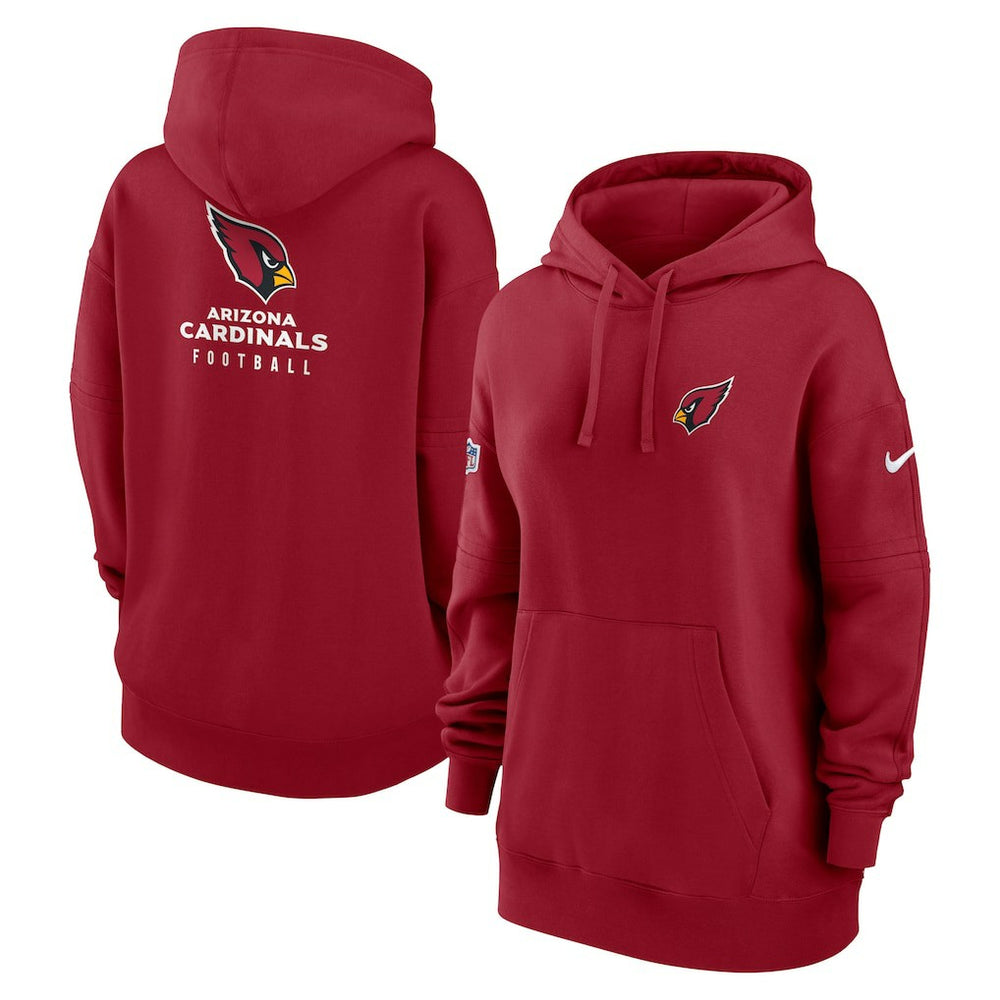 Arizona Cardinals Women's 2023 Sideline Club Fleece Pullover Hoodie | NFL US