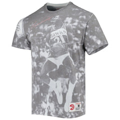 Heather Gray Dominique Wilkins Atlanta Hawks Above The Rim T-Shirt | NBA
