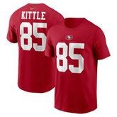 San Francisco 49ers George Kittle Player Name & Number T-Shirt | NFL Online