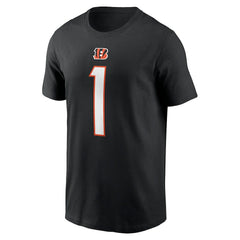 Cincinnati Bengals Ja'Marr Chase Player Name & Number T-Shirt | NFL Hot