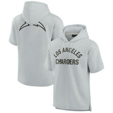 Los Angeles Chargers Unisex Elements Super Soft Fleece Short Sleeve Pullover Hoodie | NFL US