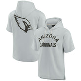 Arizona Cardinals Unisex Elements Super Soft Fleece Short Sleeve Pullover Hoodie | NFL Discount