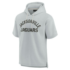 Jacksonville Jaguars Unisex Elements Super Soft Fleece Short Sleeve Pullover Hoodie | NFL Hot