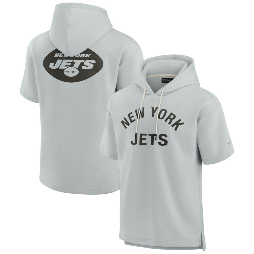 New York Jets Unisex Elements Super Soft Fleece Short Sleeve Pullover Hoodie | NFL On sale