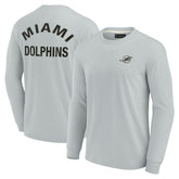 Miami Dolphins Unisex Elements Super Soft Long Sleeve T-Shirt | NFL Hot