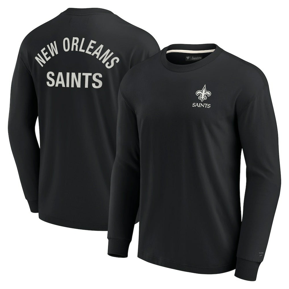 New Orleans Saints Unisex Elements Super Soft Long Sleeve T-Shirt | NFL Online