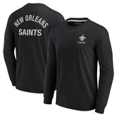 New Orleans Saints Unisex Elements Super Soft Long Sleeve T-Shirt | NFL Online