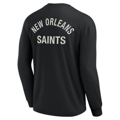 New Orleans Saints Unisex Elements Super Soft Long Sleeve T-Shirt | NFL Online