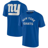 New York Giants Unisex Elements Super Soft Short Sleeve T-Shirt | NFL Outlet