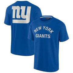 New York Giants Unisex Elements Super Soft Short Sleeve T-Shirt | NFL Outlet