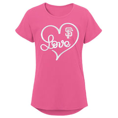 San Francisco Giants Girls Youth Lovely T-Shirt - MLB T-shirts