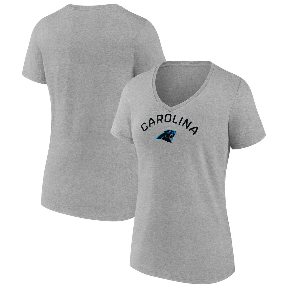 Carolina Panthers Women's Team Arc V-Neck T-Shirt | NFL New