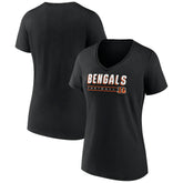 Cincinnati Bengals Women's Primary Play V-Neck T-Shirt | NFL On sale