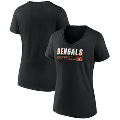 Cincinnati Bengals Women's Primary Play V-Neck T-Shirt | NFL On sale