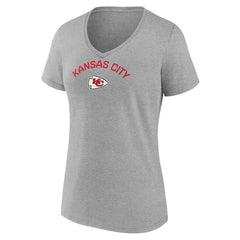 Kansas City Chiefs Women's Team Arc V-Neck T-Shirt | NFL Sale