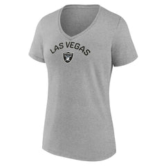 Las Vegas Raiders Women's Team Arc V-Neck T-Shirt | NFL New