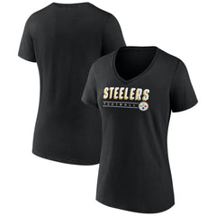 Pittsburgh Steelers Women's Primary Play V-Neck T-Shirt | NFL US