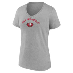 San Francisco 49ers Women's Team Arc V-Neck T-Shirt | NFL Near me