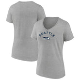 Seattle Seahawks Women's Team Arc V-Neck T-Shirt | NFL Hot