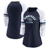 Tennessee Titans Women's Fashion 3/4-Sleeve Lightweight Raglan Fashion T-Shirt | NFL On sale
