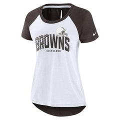 Cleveland Browns Women's Back Slit Lightweight Fashion T-Shirt | NFL Sale