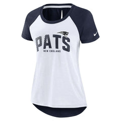 New England Patriots Women's Back Slit Lightweight Fashion T-Shirt | NFL Online