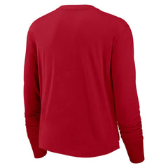 Tampa Bay Buccaneers Women's Modest Crop Performance Long Sleeve T-Shirt | NFL Sale